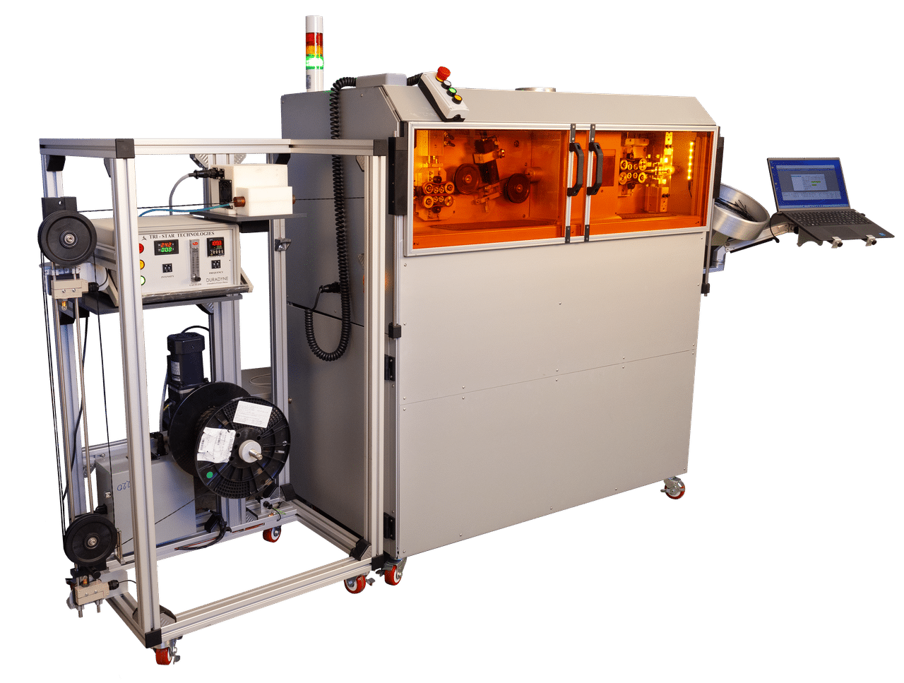 Fully automated wire processing and marking equipment designed to deliver consistent, high-speed identification, traceability, and production efficiency in demanding manufacturing environments.